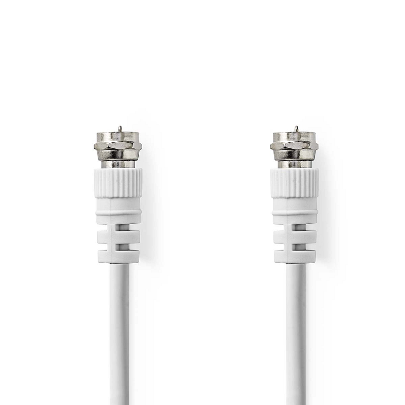 Nedis CSGL41000WT30 Koaxialkabel 3 m F-Typ Weiß