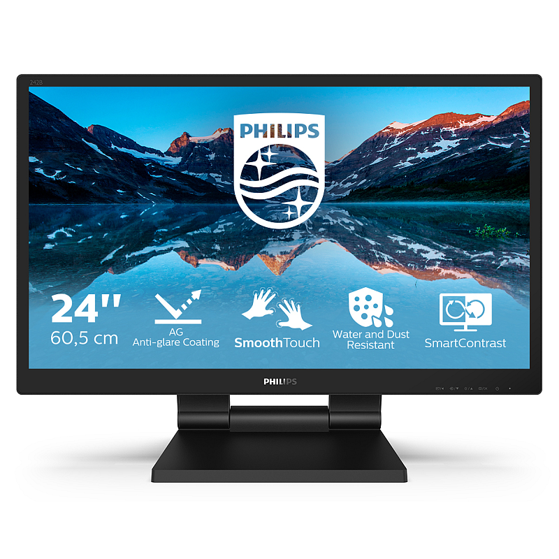 Philips 242B9TL/00 Computerbildschirm 60,5 cm (23.8") 1920 x 1080 Pixel Full HD LCD Touchscreen Schwarz
