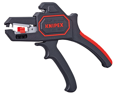 Knipex 12 62 180 SB Abisolierzange Schwarz, Rot
