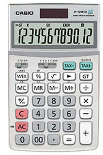Casio JF-120 ECO Taschenrechner Desktop Display-Rechner