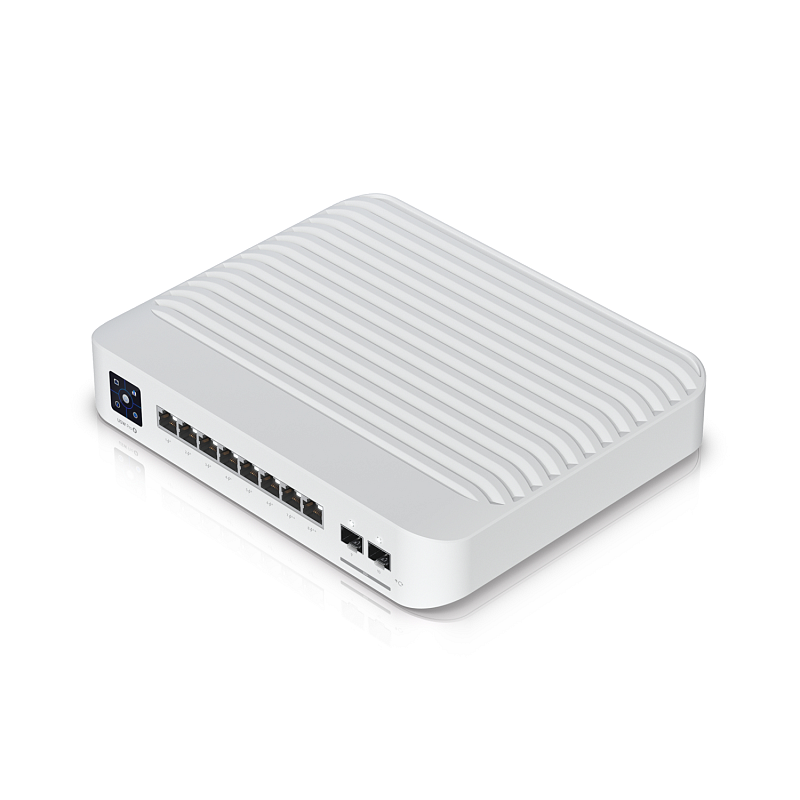 Ubiquiti UniFi USW-PRO-8-POE Netzwerk-Switch Managed L2/L3 Gigabit Ethernet (10/100/1000) Power over Ethernet (PoE) 1U Weiß