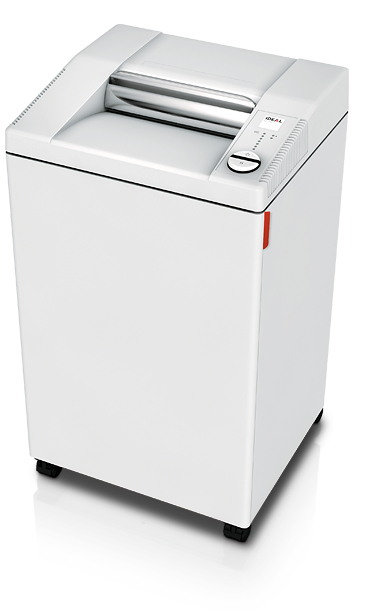 Ideal 3104 CC / 2 x 15 mm Aktenvernichter Kreuzschreddern 31 cm Weiß