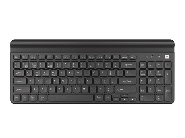 NATEC FELIMARE Tastatur Heimbüro Bluetooth QWERTY US International Schwarz