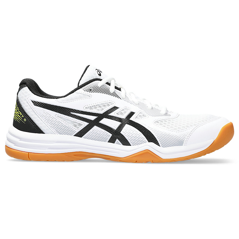 ASICS 1071A086.103_12 Teamsport-Schuh Volleyball Männlich Weiß, Gelb
