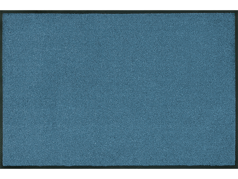wash+dry 017103 Türmatte Dekorative Fußmatte Drinnen Rechteckig Blau