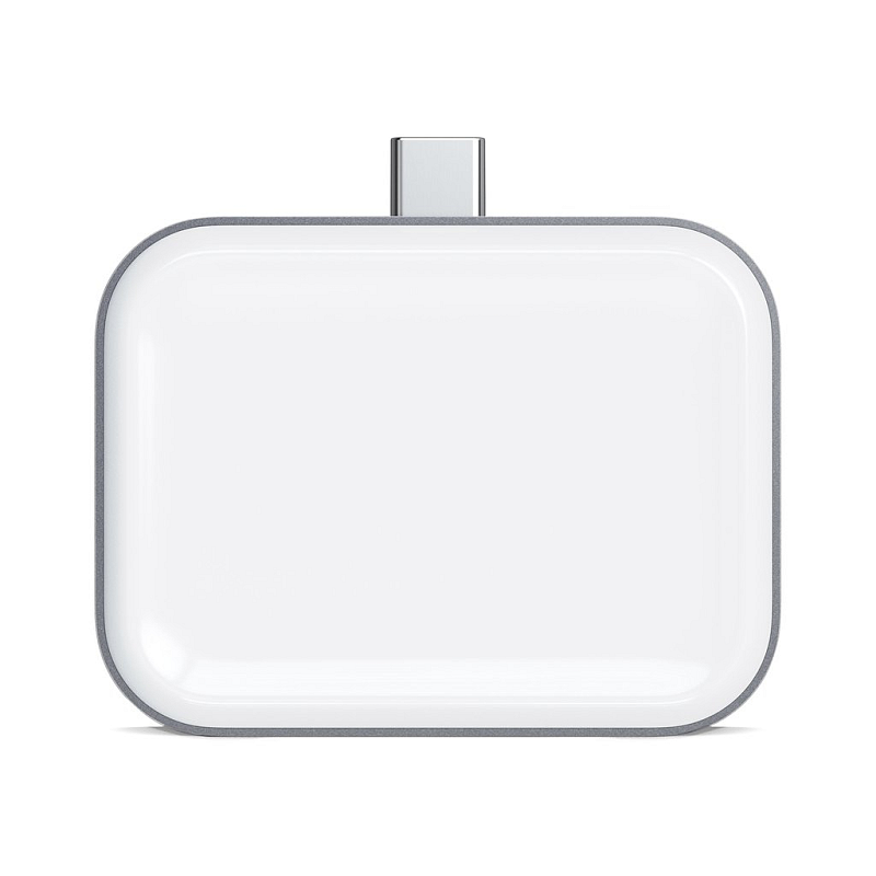 Satechi ST-TCWCDM Ladegerät für Mobilgeräte Kopfhörer Weiß USB Kabelloses Aufladen Drinnen