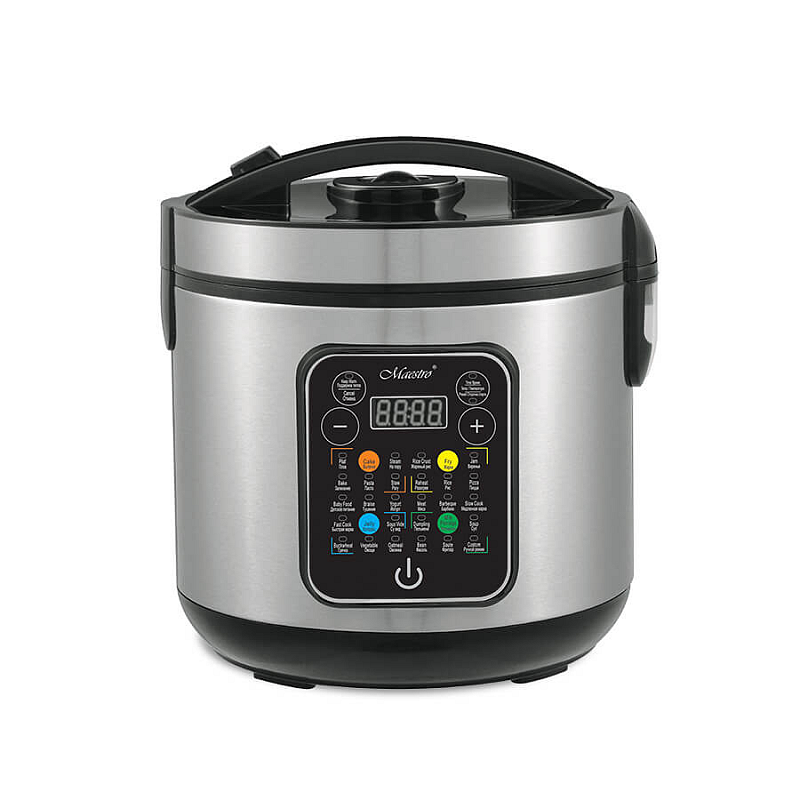 Maestro MR-794 Multi-Kocher 5 l 900 W Schwarz, Satinierter Stahl