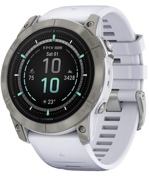 Garmin epix Pro (Gen 2) 3,56 cm (1.4") AMOLED 51 mm Digital 454 x 454 Pixel Touchscreen Titan WLAN GPS