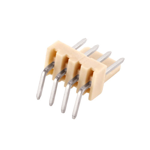 econ connect PSL2W Drahtverbinder Stiftleiste 1 x 2 polig gewinkelt Rastermaß 2,54 mm Beige