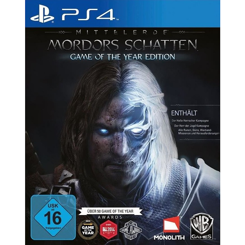 Warner Bros Mittelerde: Mordors Schatten GOTY Edition Standard+Add-on Deutsch PlayStation 4
