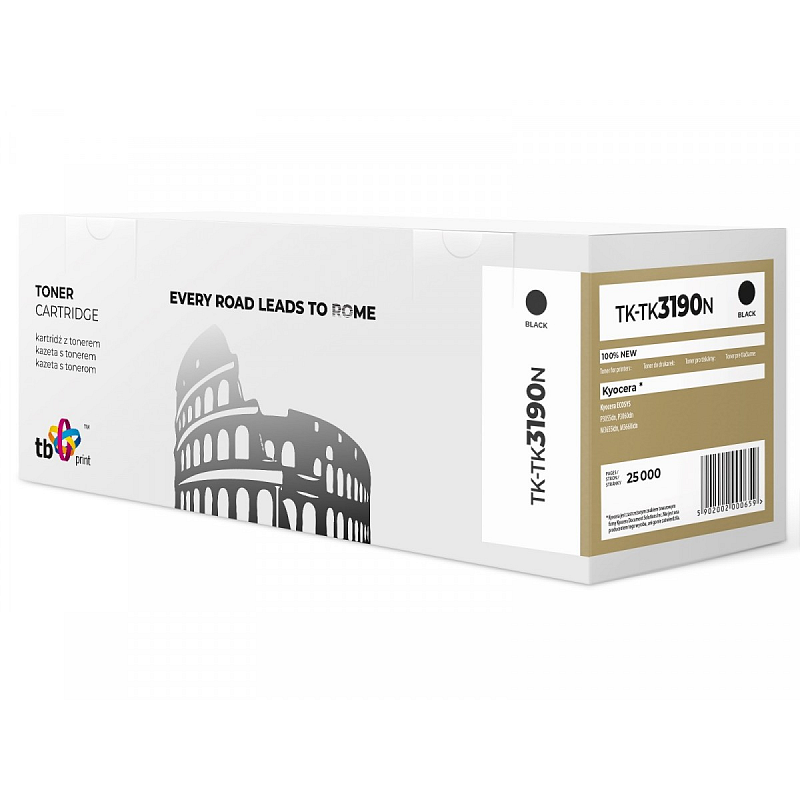 TB Print TK-TK3190N Tonerkartusche 1 Stück(e) Kompatibel Schwarz