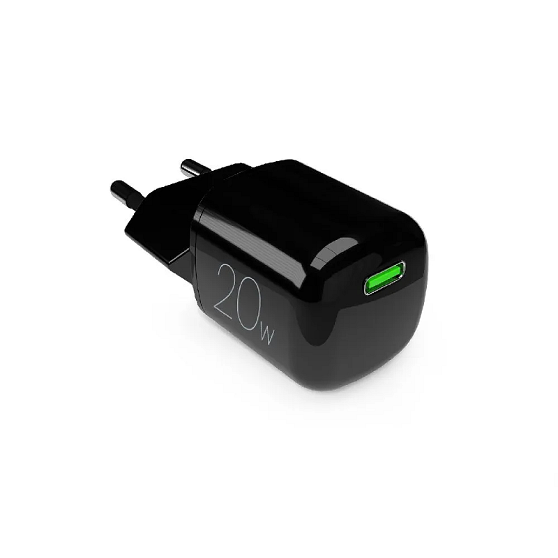 PURO PUFCMTCUSBC20WGBLK Ladegerät für Mobilgeräte Smartphone, Tablets Schwarz AC Kabelloses Aufladen Schnellladung Drinnen