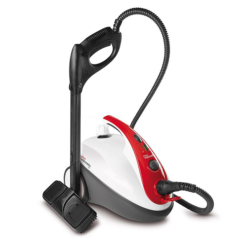 Polti Vaporetto Smart 30_R Zylinder-Dampfreiniger 1,6 l 1800 W Rot, Weiß