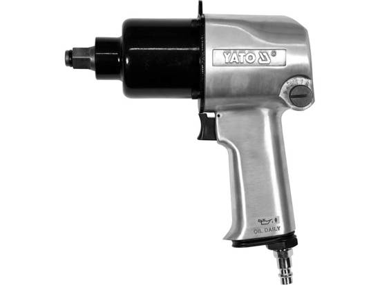 Yato YT-09525 Schraubendreher 1/2" 7000 RPM 850 Nm Schwarz, Edelstahl