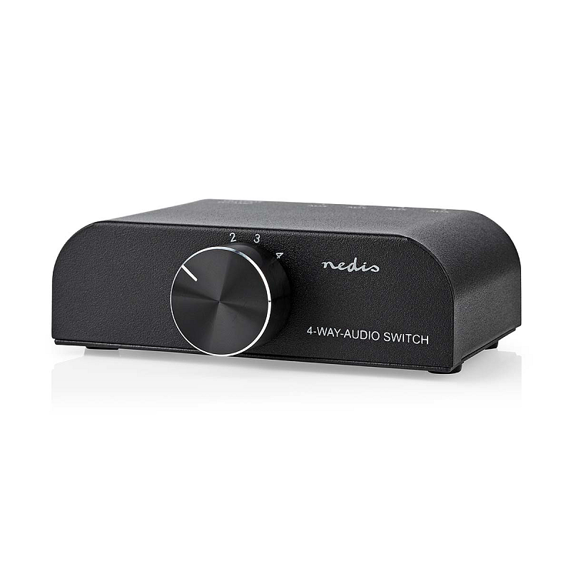 Nedis ASWI2424AT Audio-Switch Anthrazit
