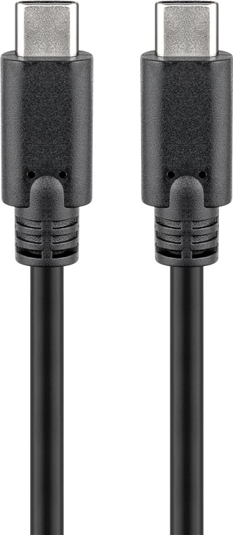 Goobay 66508 USB Kabel USB 3.2 Gen 1 (3.1 Gen 1) 2 m USB C Schwarz