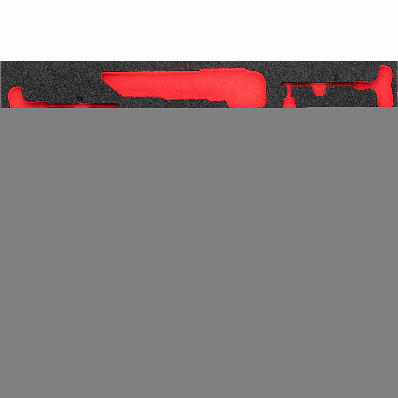 Vigor V5175-L Zubehör für Aufbewahrungsbox Schwarz, Rot Teiler-Set