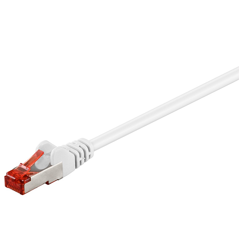 Goobay 95656 Netzwerkkabel Weiß 25 m Cat6 S/FTP (S-STP)