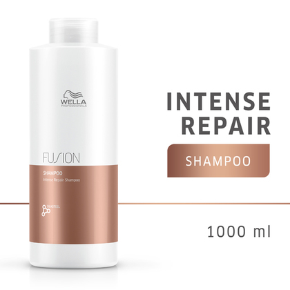 Wella Intense Repair Shampoo 1000 ml Professionell Frauen
