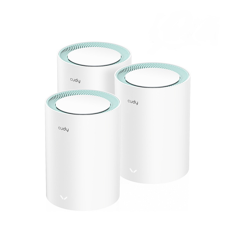 Cudy M1300 3-PACK Mesh-WLAN-System Dual-Band (2,4 GHz/5 GHz) Wi-Fi 5 (802.11ac) Weiß 1 Intern