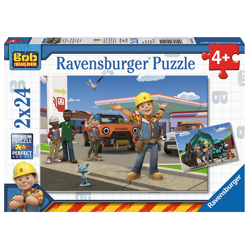 Ravensburger Kinderpuzzle - Bob der Baumeister, Yo, wir schaffen das!