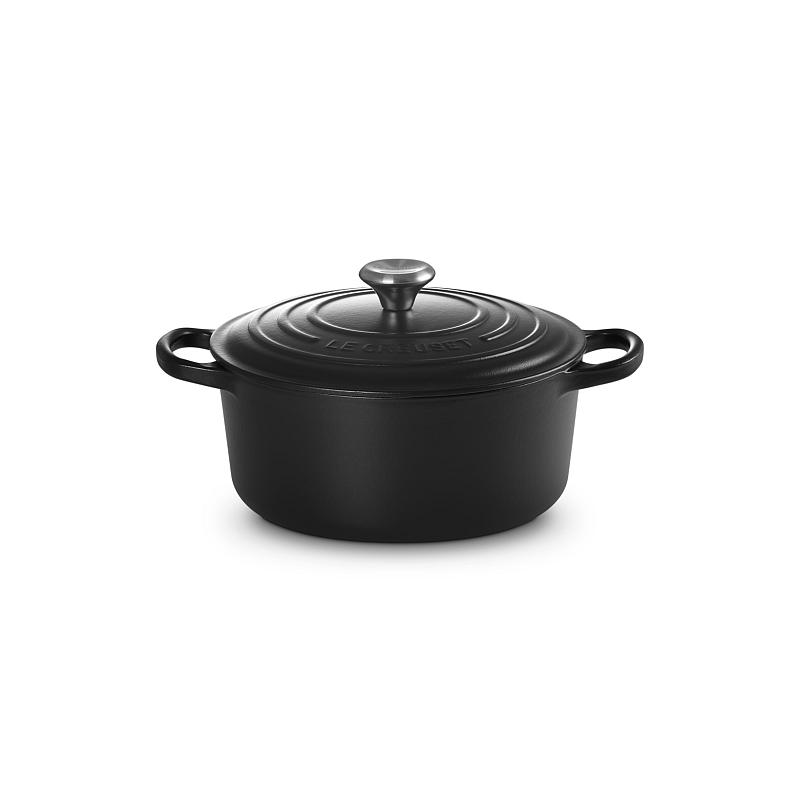 Le Creuset Signature 3,3 l Rund Schwarz