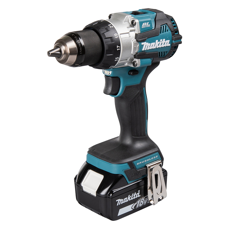 Makita DHP489RTJ Elektroschrauber/Schlagschrauber 1800 RPM Schwarz, Blau