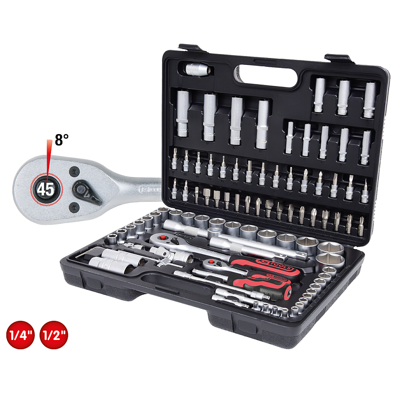 KS Tools 917.0796 Steckdosen/Steckdosen-Set Steckschlüssel-Satz