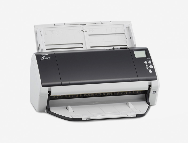 Ricoh fi-7460 ADF + Scanner mit manueller Zuführung 600 x 600 DPI A3 Grau, Weiß