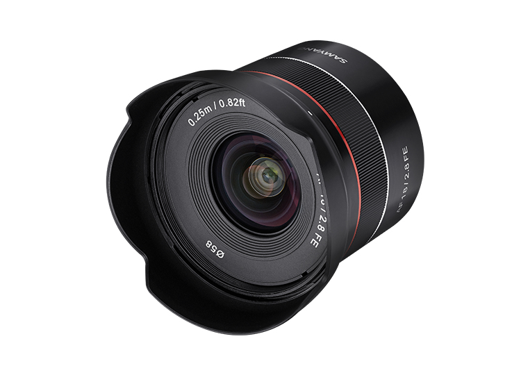 Samyang AF 18mm F2.8 FE MILC Weitwinkelobjektiv Schwarz