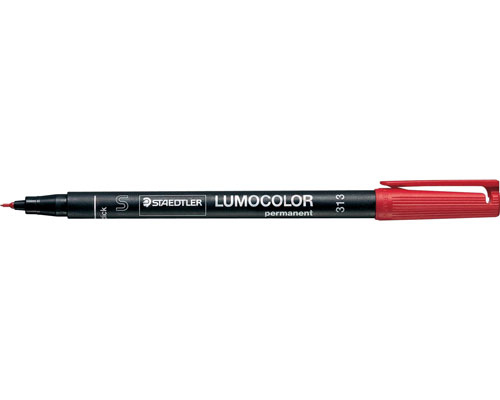 Staedtler 313-2 Permanent-Marker Rundspitze Rot 10 Stück(e)