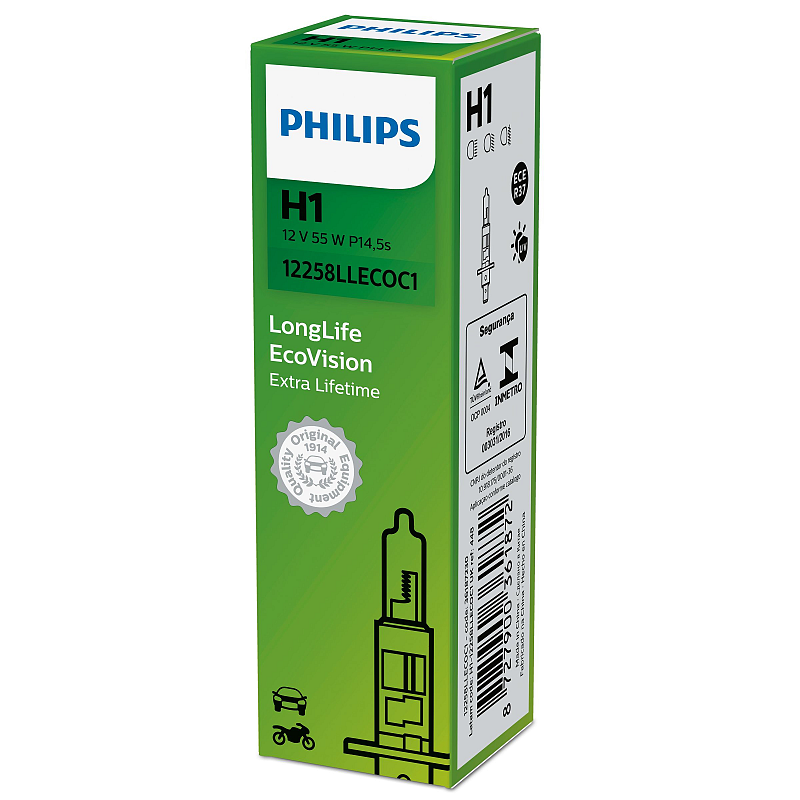 Philips LongLife EcoVision 12258LLECOC1 Längere Lebensdauer