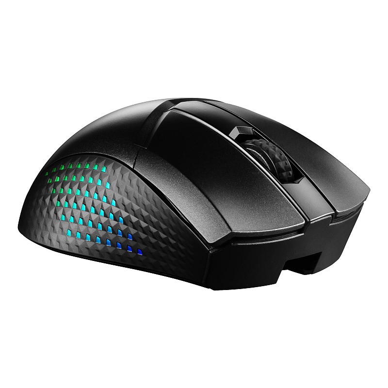 MSI CLUTCH GM51 LIGHTWEIGHT WIRELESS Maus Gaming rechts RF Wireless + Bluetooth + USB Type-C Optisch 26000 DPI