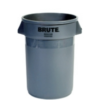 Rubbermaid 2632 BRUTE 121,1 l Rund Lineares Polyethylen mit niedriger Dichte (LLDPE) Grau