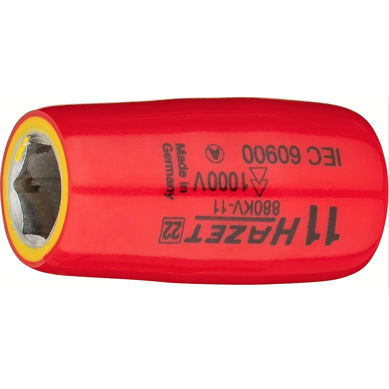 HAZET 880KV-11 Steckschlüsseleinsatz Steckschlüsselbuchse Rot, Gelb