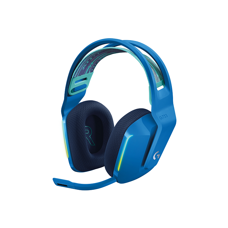 Logitech G 981-000943 Kopfhörer & Headset Kabellos Kopfband Gaming Blau