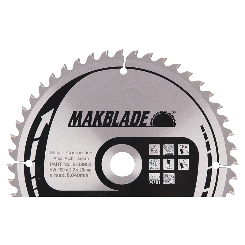 Makita B-08953 Kreissägeblatt 1 Stück(e)