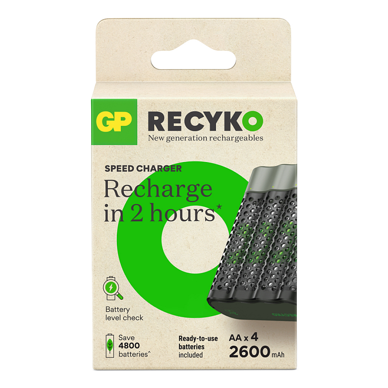 GP Batteries ReCyko+ M452 Akkuladegerät Haushaltsbatterie USB