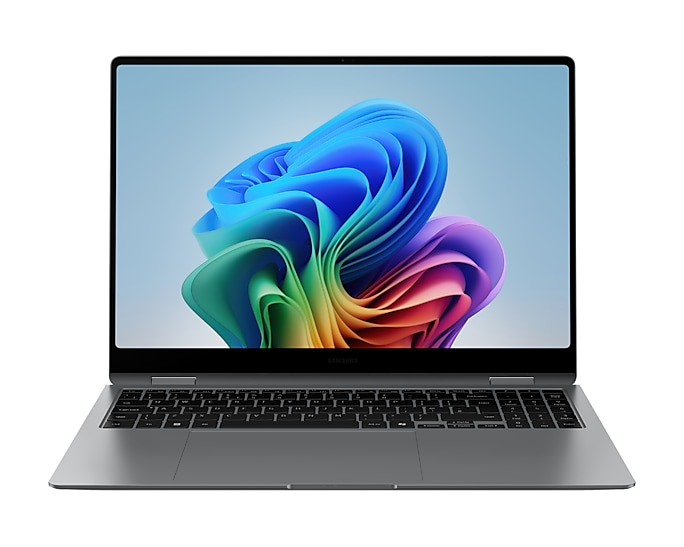 Samsung Galaxy Book5 Pro 360 Copilot+ PC Intel Core Ultra 5 226V Hybrid (2-in-1) 40,6 cm (16") Touchscreen WQXGA+ 16 GB LPDDR5x-SDRAM 512 GB SSD Wi-Fi 7 (802.11be) Windows 11 Pro Deutsch Grau