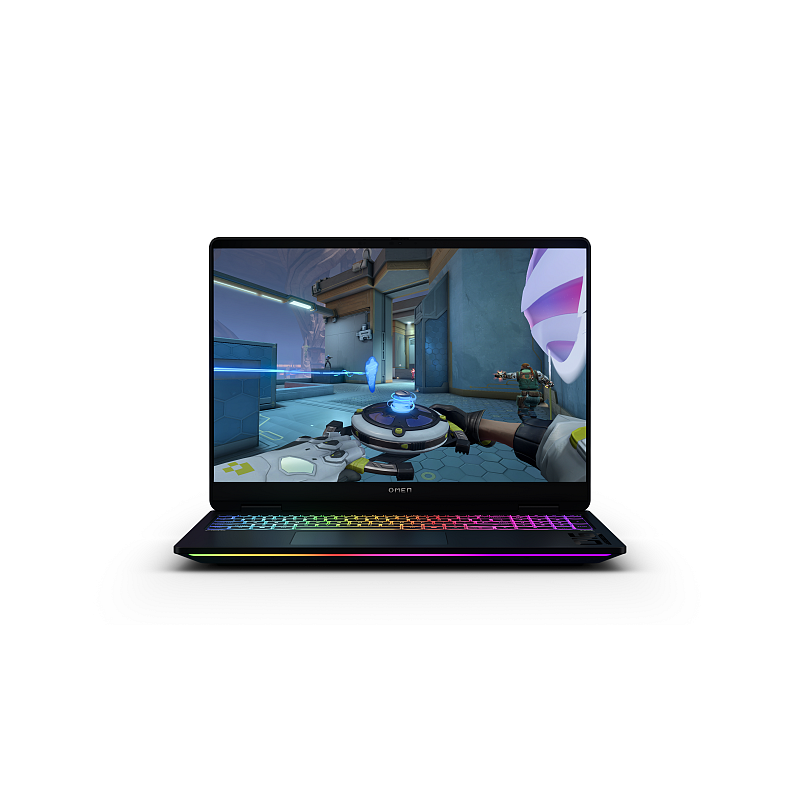 HP OMEN MAX Gaming 16-ak0693ng Copilot+ PC AMD Ryzen AI 9 375 Laptop 40,6 cm (16") WQXGA 32 GB DDR5-SDRAM 1 TB SSD NVIDIA GeForce RTX 5070 Ti Wi-Fi 7 (802.11be) Windows 11 Home Schwarz