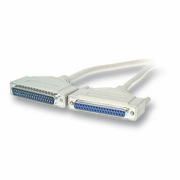 Alcasa D-Sub 37 pin M/D-Sub 37 pin F 2m VGA-Kabel VGA (D-Sub) Grau