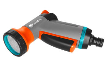 Gardena 18405-20 Garten-Wasserspritzpistole Garten Wassersprühdüse Blau, Grau, Orange