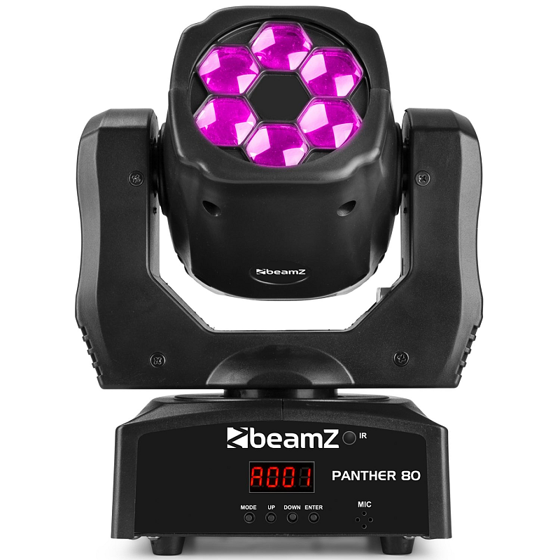 BeamZ Panther 80 Für die Nutzung im Innenbereich geeignet Disco Laserprojektor Schwarz