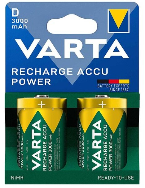 Varta 56720 101 412 Haushaltsbatterie Wiederaufladbarer Akku D Nickel-Metallhydrid (NiMH)