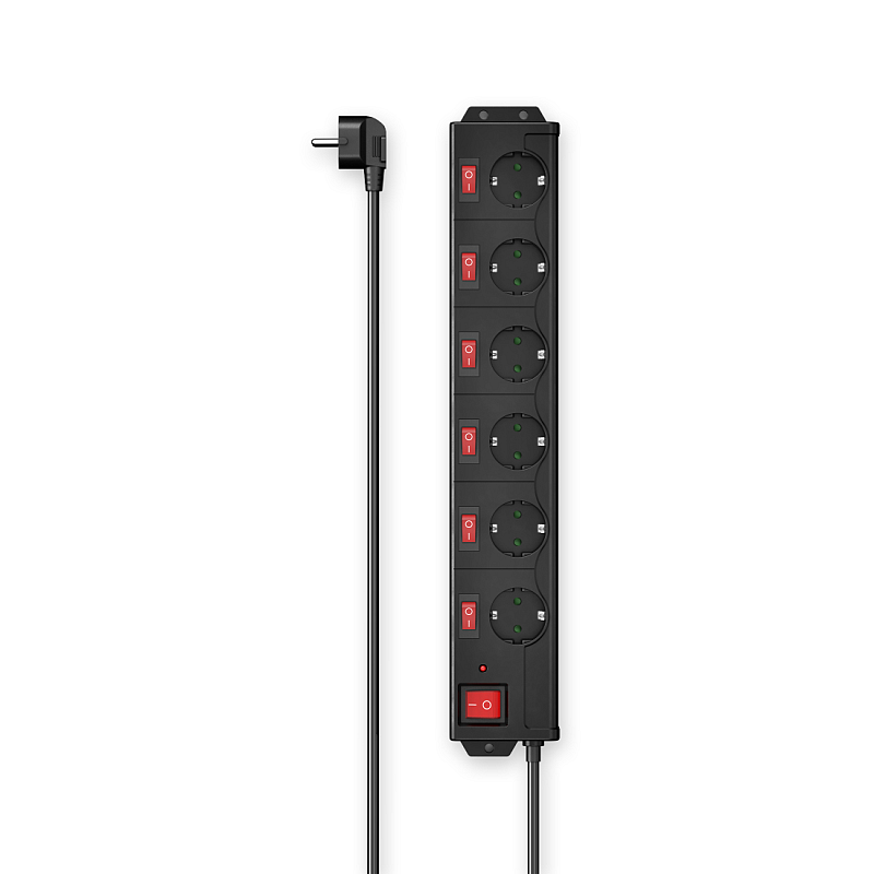 Hama 00223160 Intelligente Steckerleiste 6 AC-Ausgänge 1,4 m 3680 W