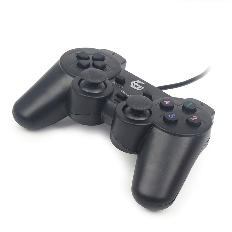 Gembird JPD-UDV-01 Gaming-Controller Schwarz USB 2.0 Gamepad Analog / Digital PC
