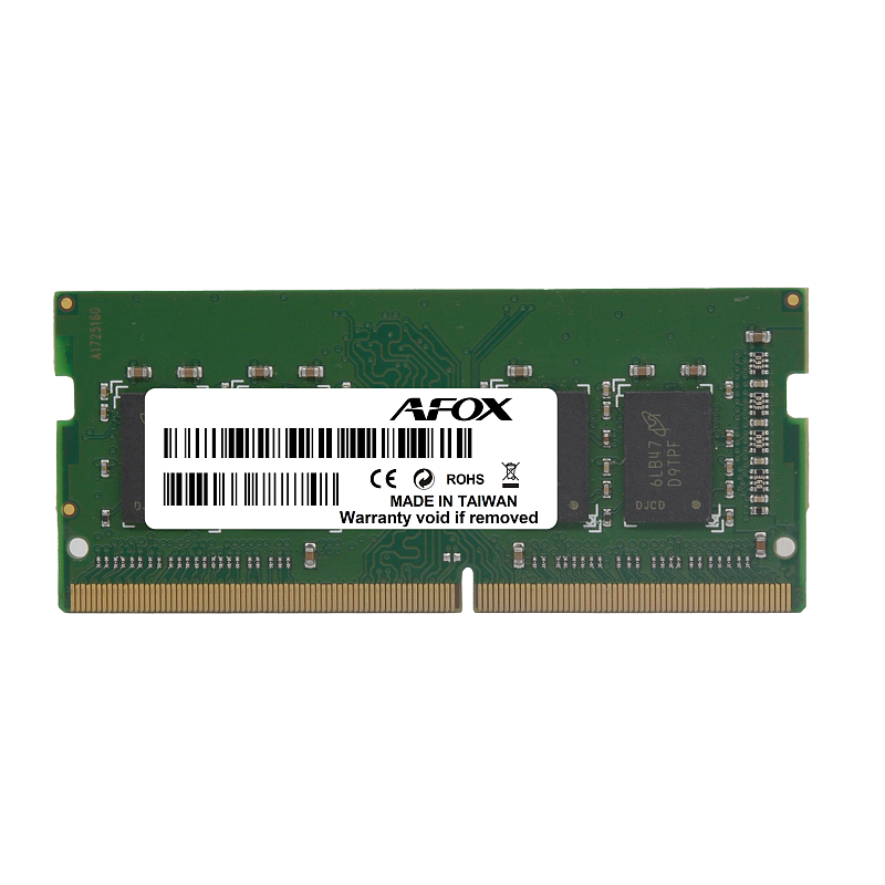 AFOX AFSD38BK1L Speichermodul 8 GB 1 x 8 GB DDR3L 204-pin SO-DIMM