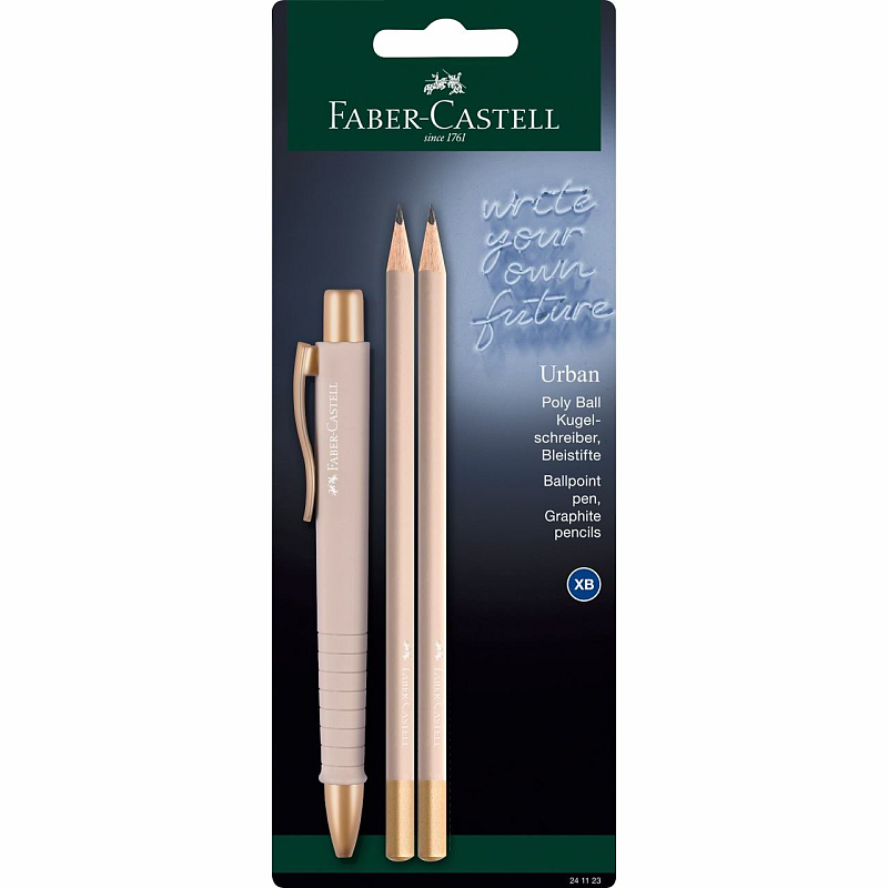 Faber-Castell 241123 Füller- & Stiftegeschenkset Kugelschreiber Graphitstift Sichtverpackung