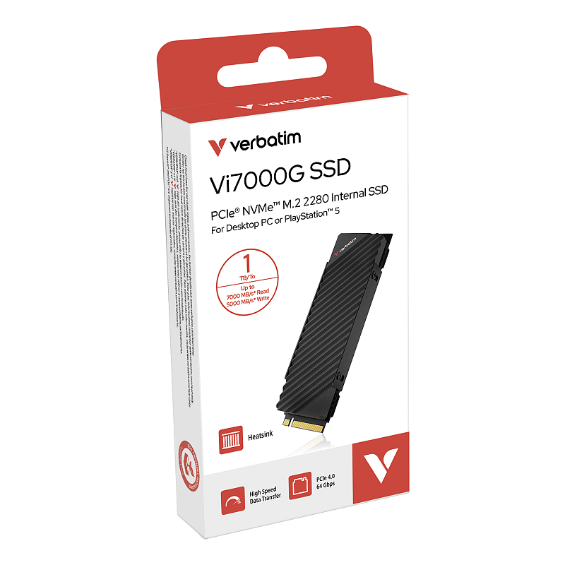 Verbatim Vi7000G 1 TB M.2 PCI Express 4.0 NVMe