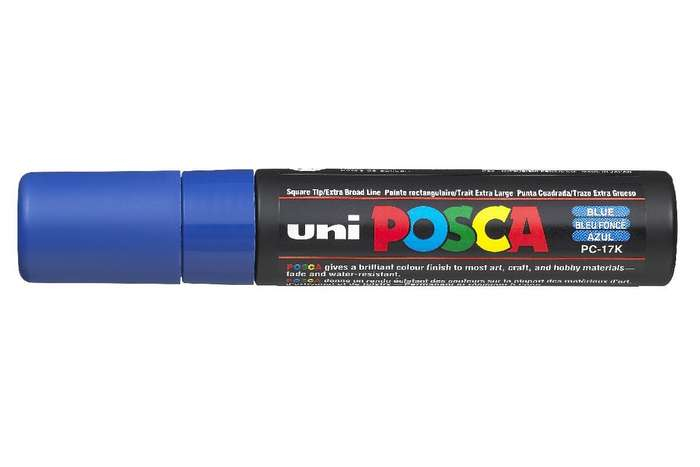 POSCA uni PC-17K Marker 1 Stück(e) Meißel Blau